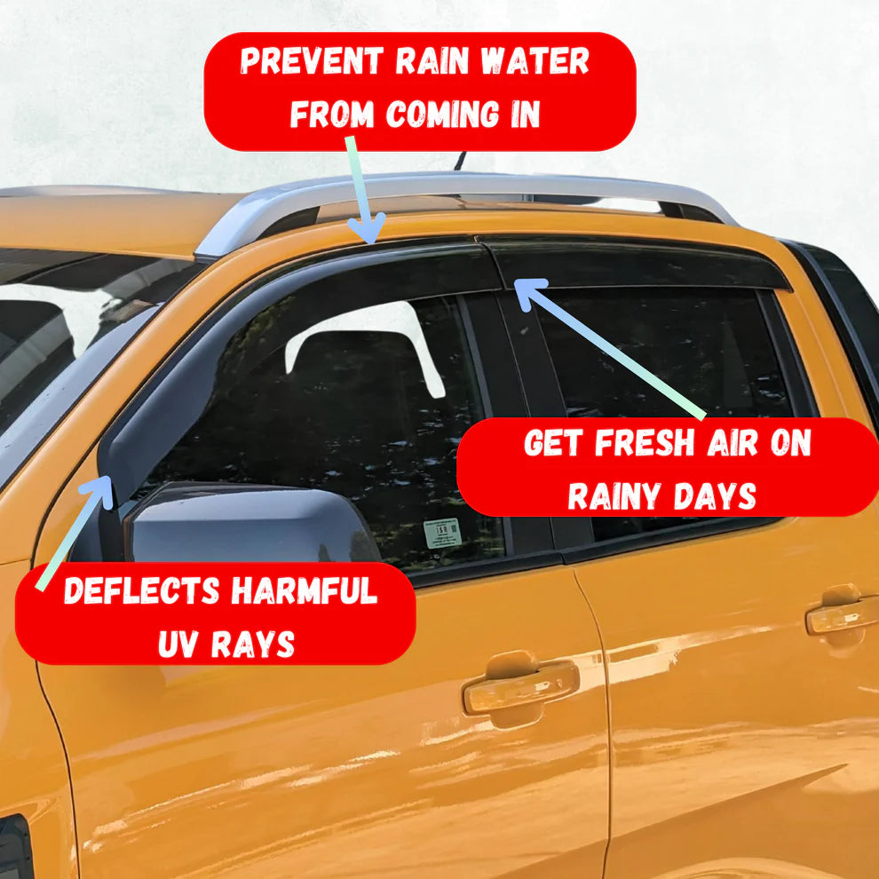 Ford Everest Window Visors / Monsoons 2022+