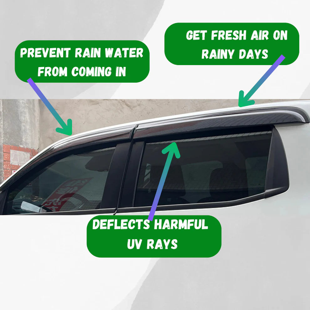 Isuzu D-Max Window Visors/Monsoons