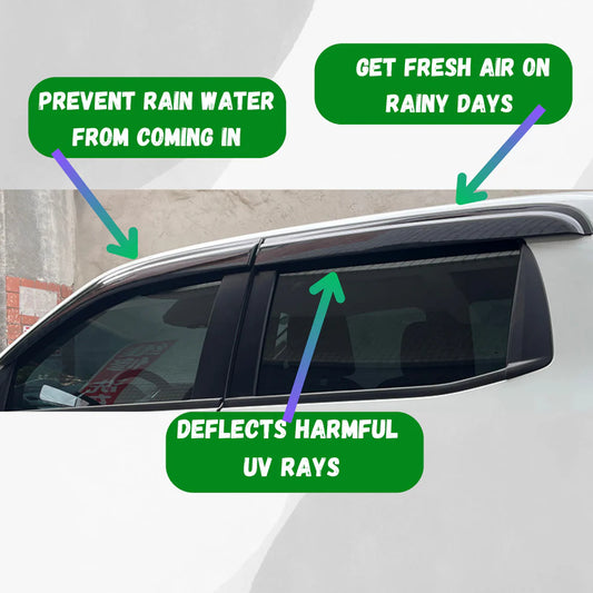 Mazda BT-50 Window Visors / Monsoons 2021-2025