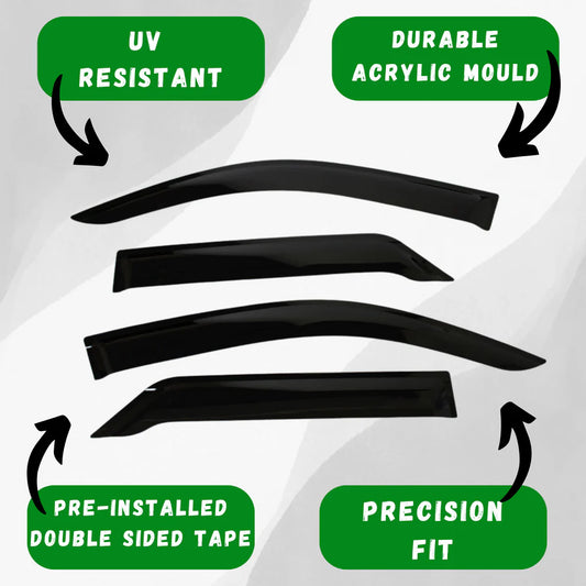 Toyota Fortuner Window Visors/Monsoons
